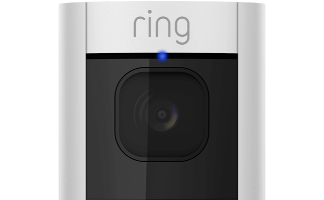 blue light on ring camera