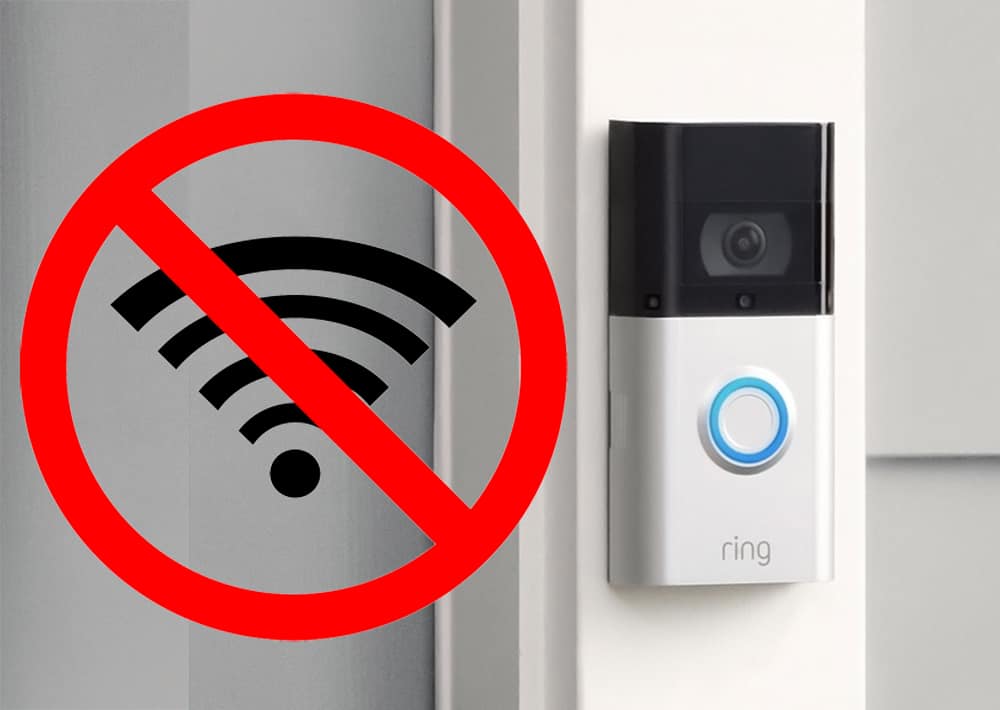 Disconnect the Ring camera from the WiFi